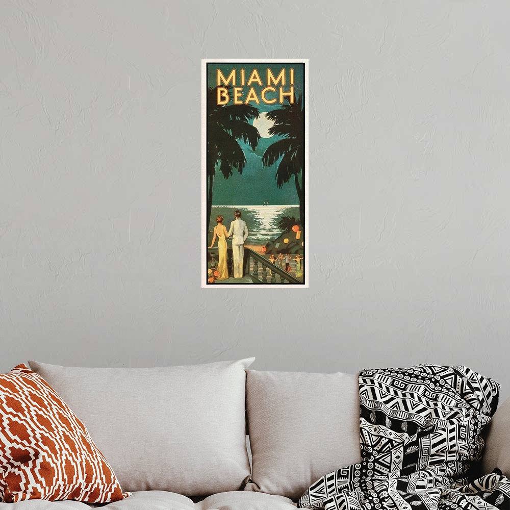 A bohemian room featuring Miami Beach