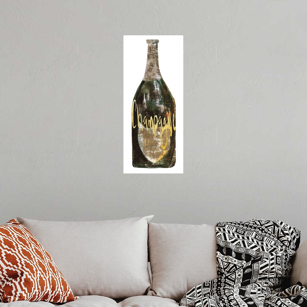 A bohemian room featuring Champagne