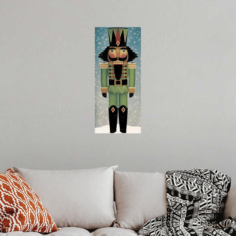 A bohemian room featuring Nutcracker II - daytime background