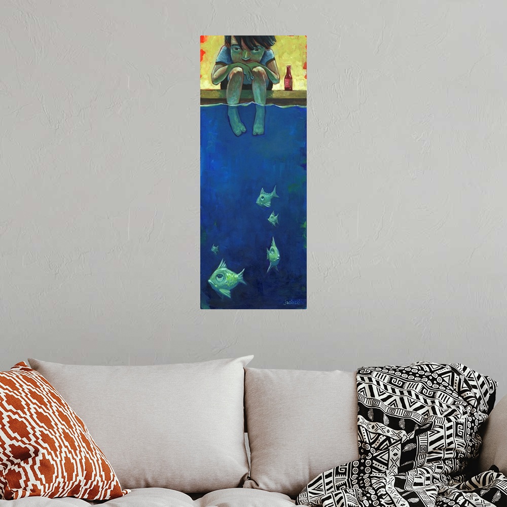 A bohemian room featuring Fish And Me