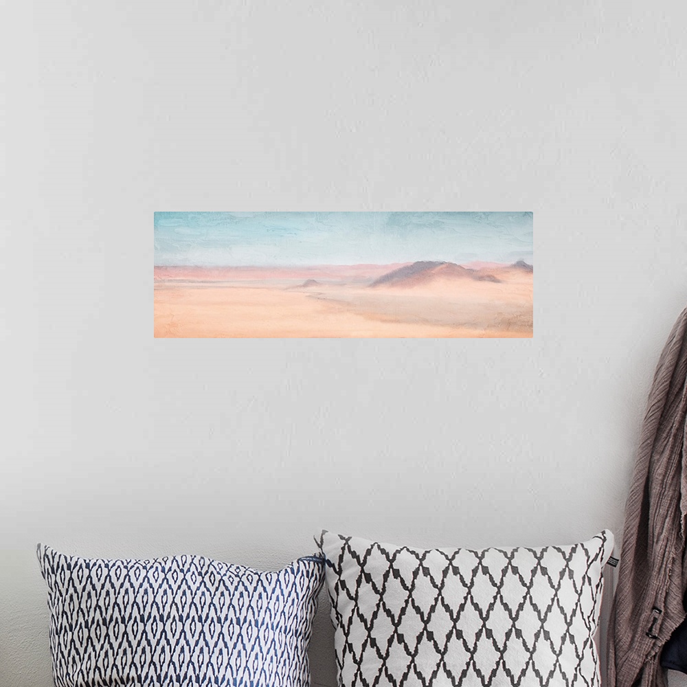 A bohemian room featuring Panoramic Desert