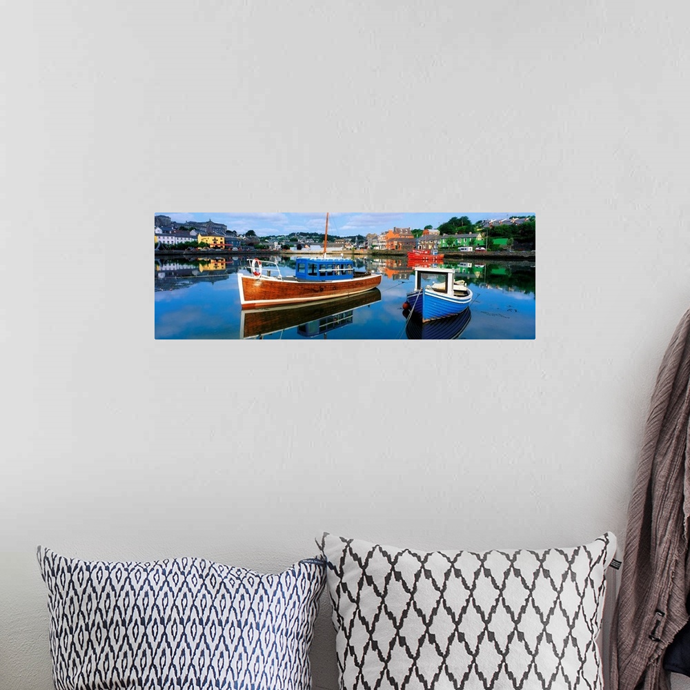 A bohemian room featuring Boats in a Harbour, Kinsale, County Cork, Ireland