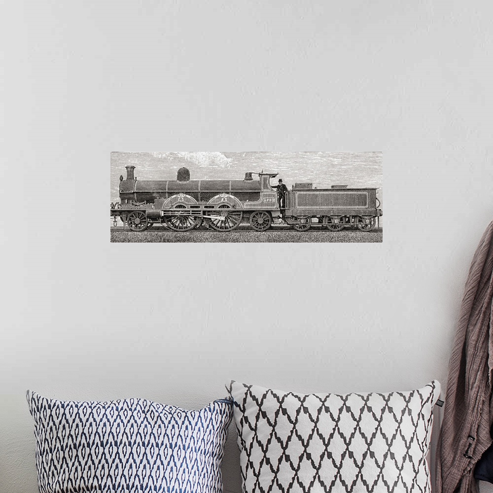 A bohemian room featuring The Greater Britain Passenger Locomotive