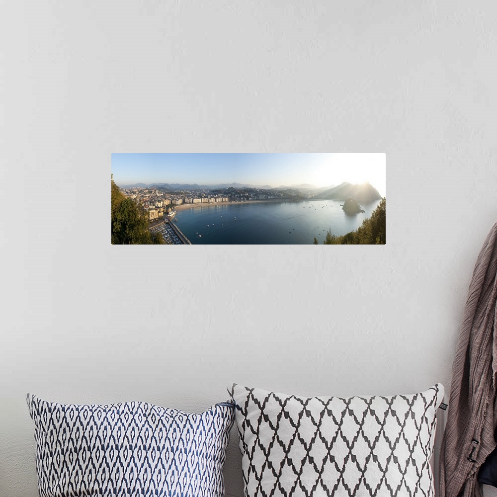 A bohemian room featuring Spain, San Sebastian, Panoramic view from the fortress