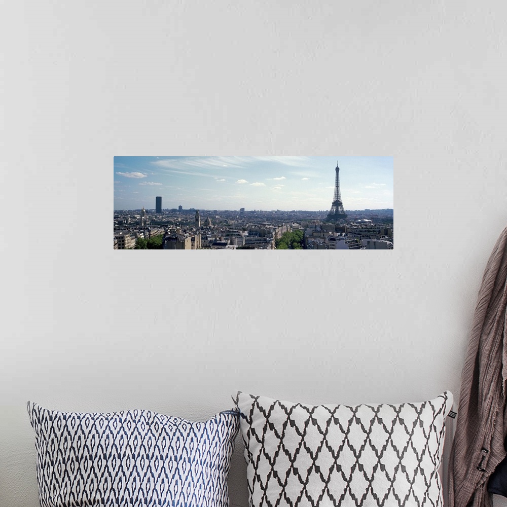 A bohemian room featuring Eiffel Tower in Paris