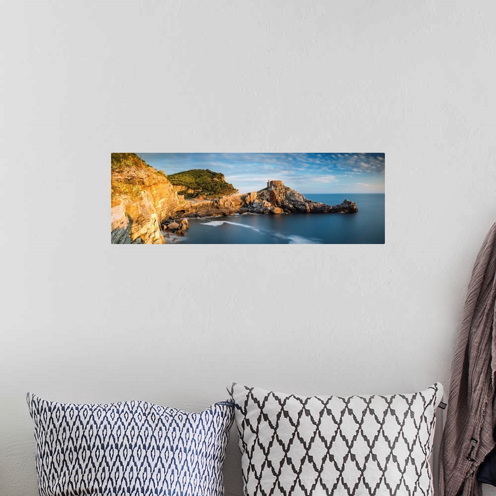 A bohemian room featuring Coastline At Portovenere, Liguria, Italy