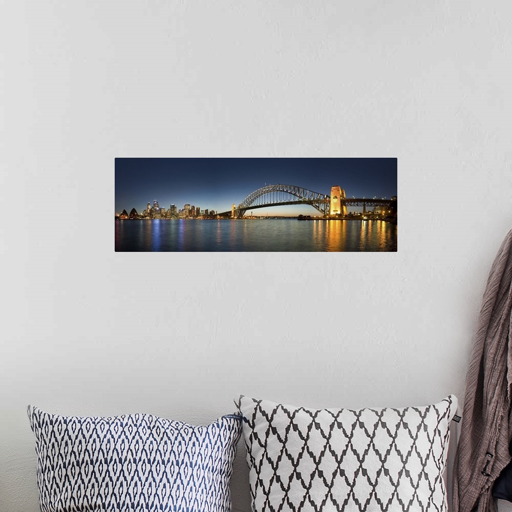A bohemian room featuring Harbour bridge, Sydney, Australia