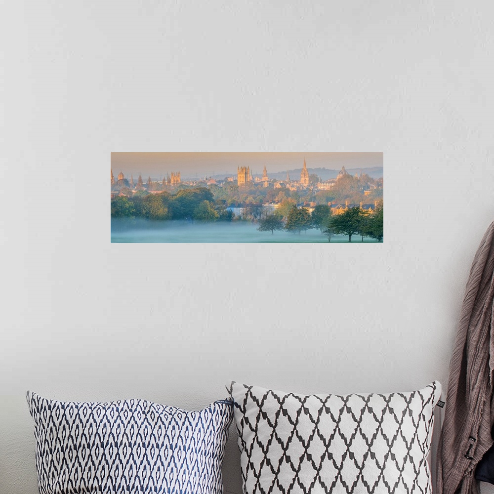 A bohemian room featuring UK, England, Oxfordshire, Oxford, City Skyline From South Park