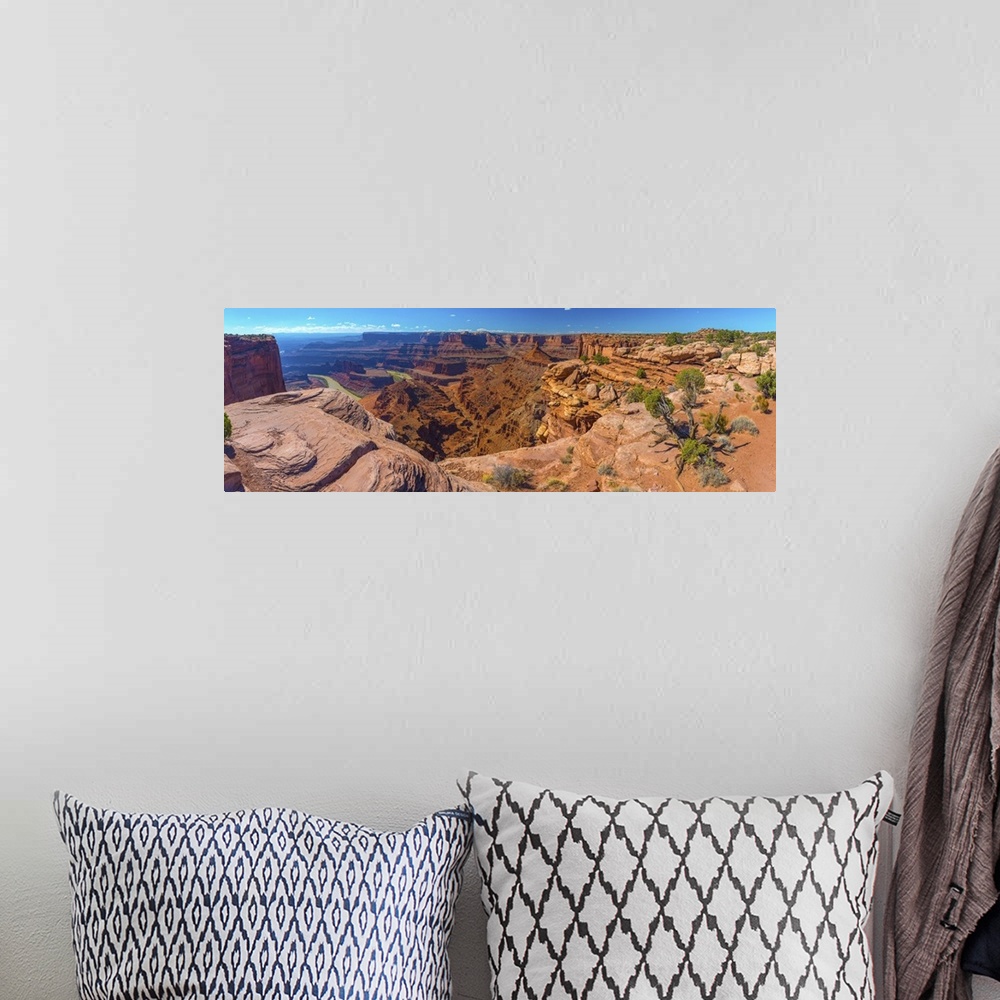 A bohemian room featuring USA, Utah, Moab, Dead Horse Point State Park.