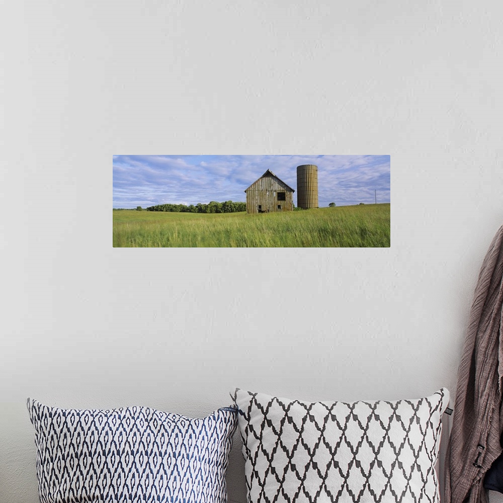 A bohemian room featuring Barn in a field, Otter Tail County, Minnesota