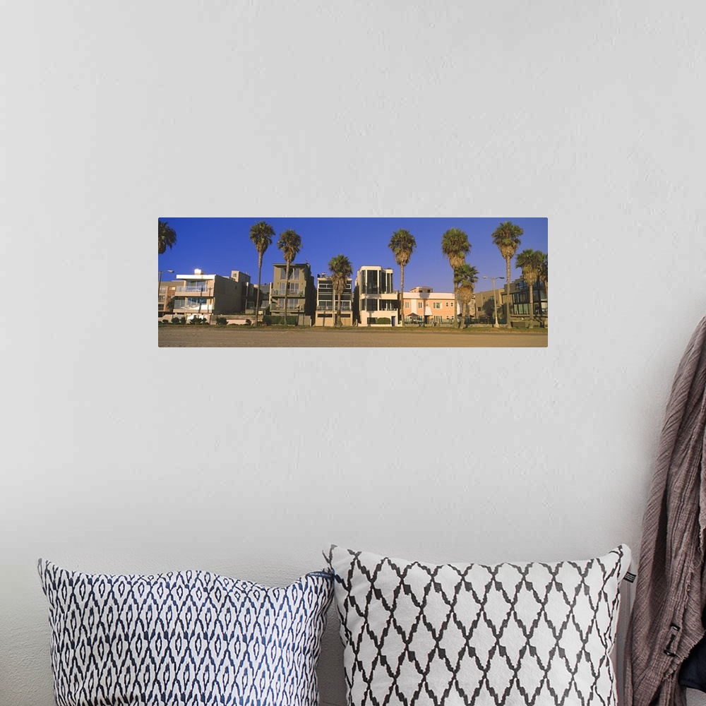 A bohemian room featuring Buildings in a city, Venice Beach, City of Los Angeles, California, USA
