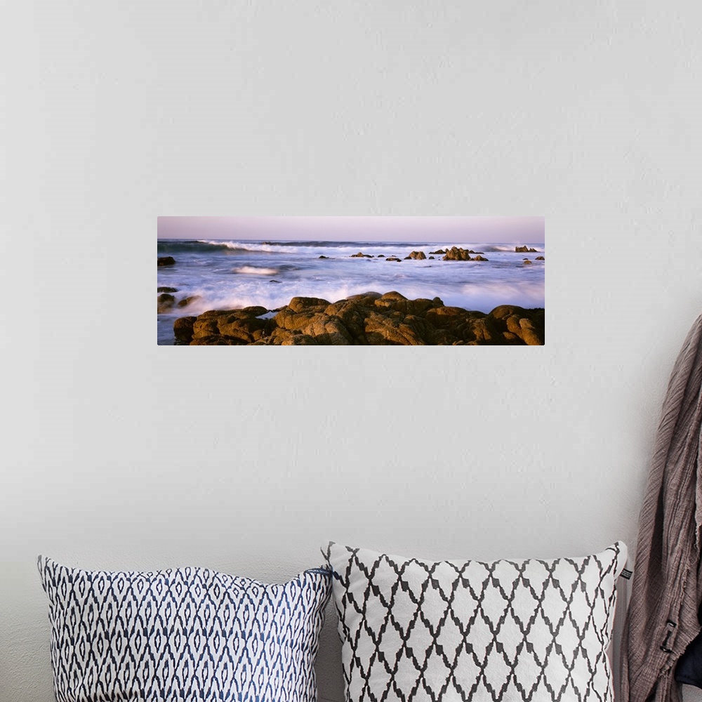 A bohemian room featuring California, Pacific Grove, Tide formation in sea