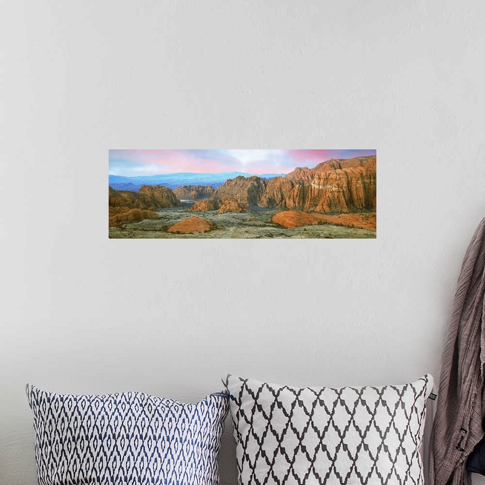 A bohemian room featuring Cliffs in Snow Canyon State Park, Washington County, Utah, USA