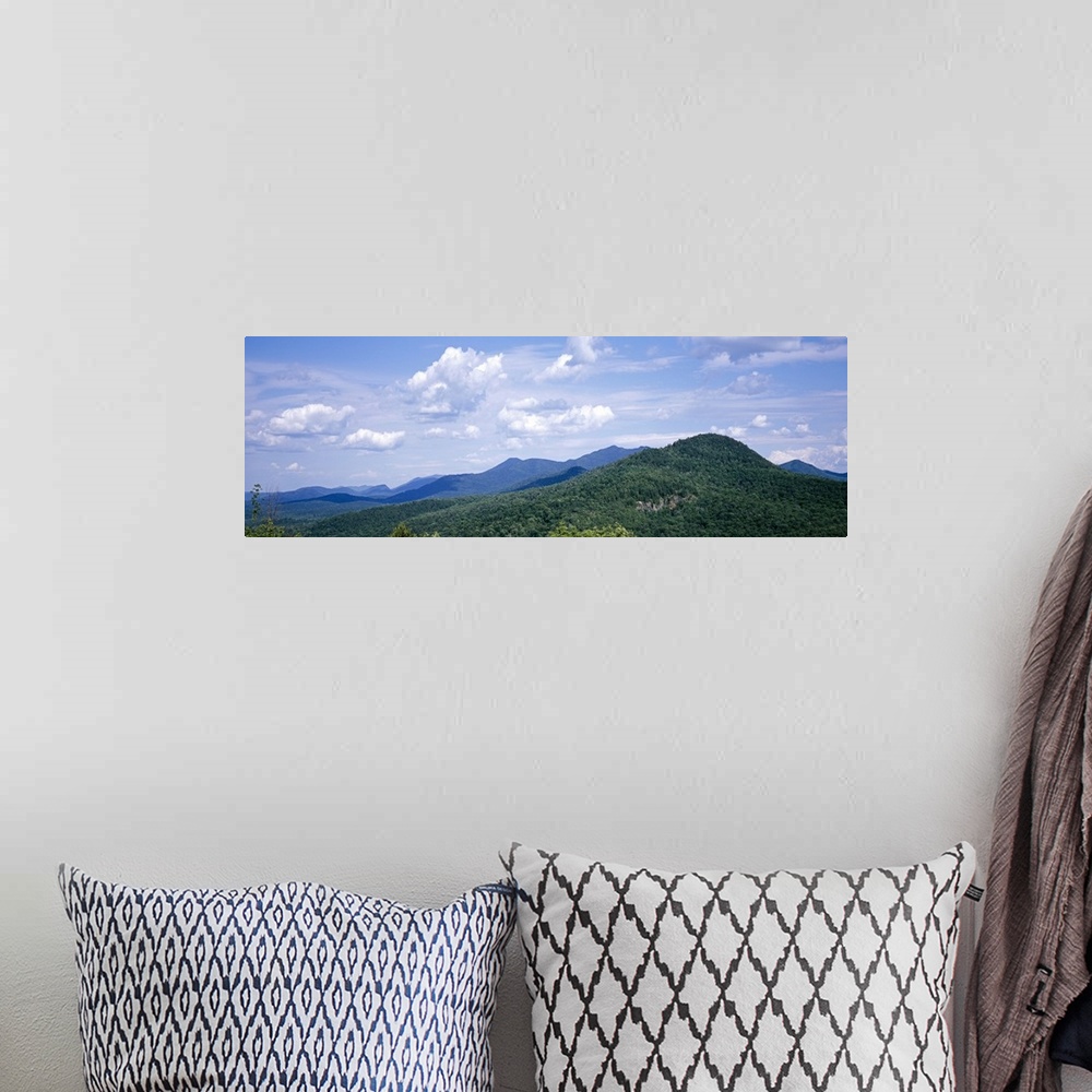 A bohemian room featuring Clouds over mountains, Adirondack High Peaks, Adirondack Mountains, New York State