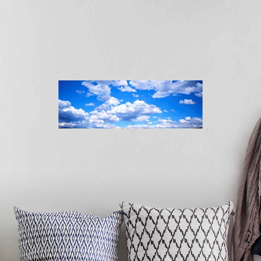 A bohemian room featuring Cumulus clouds
