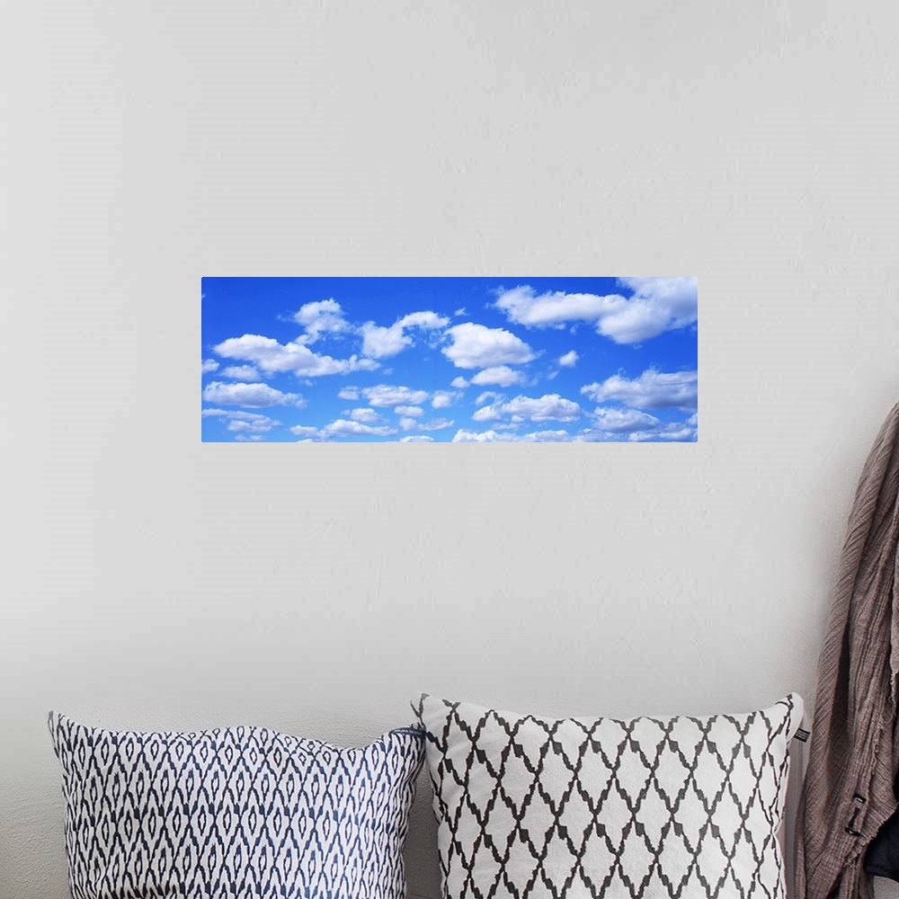 A bohemian room featuring Cumulus Clouds