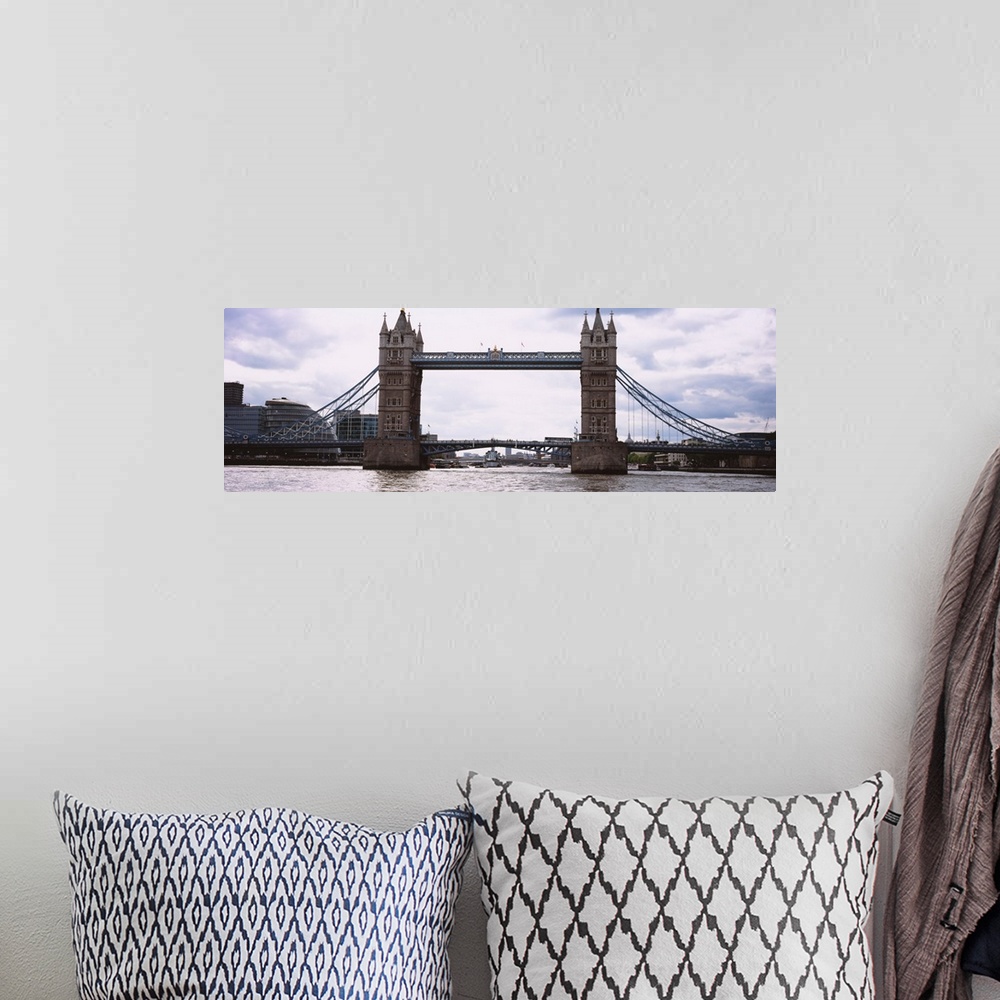 A bohemian room featuring Drawbridge across a river, Tower Bridge, Thames River, London, England