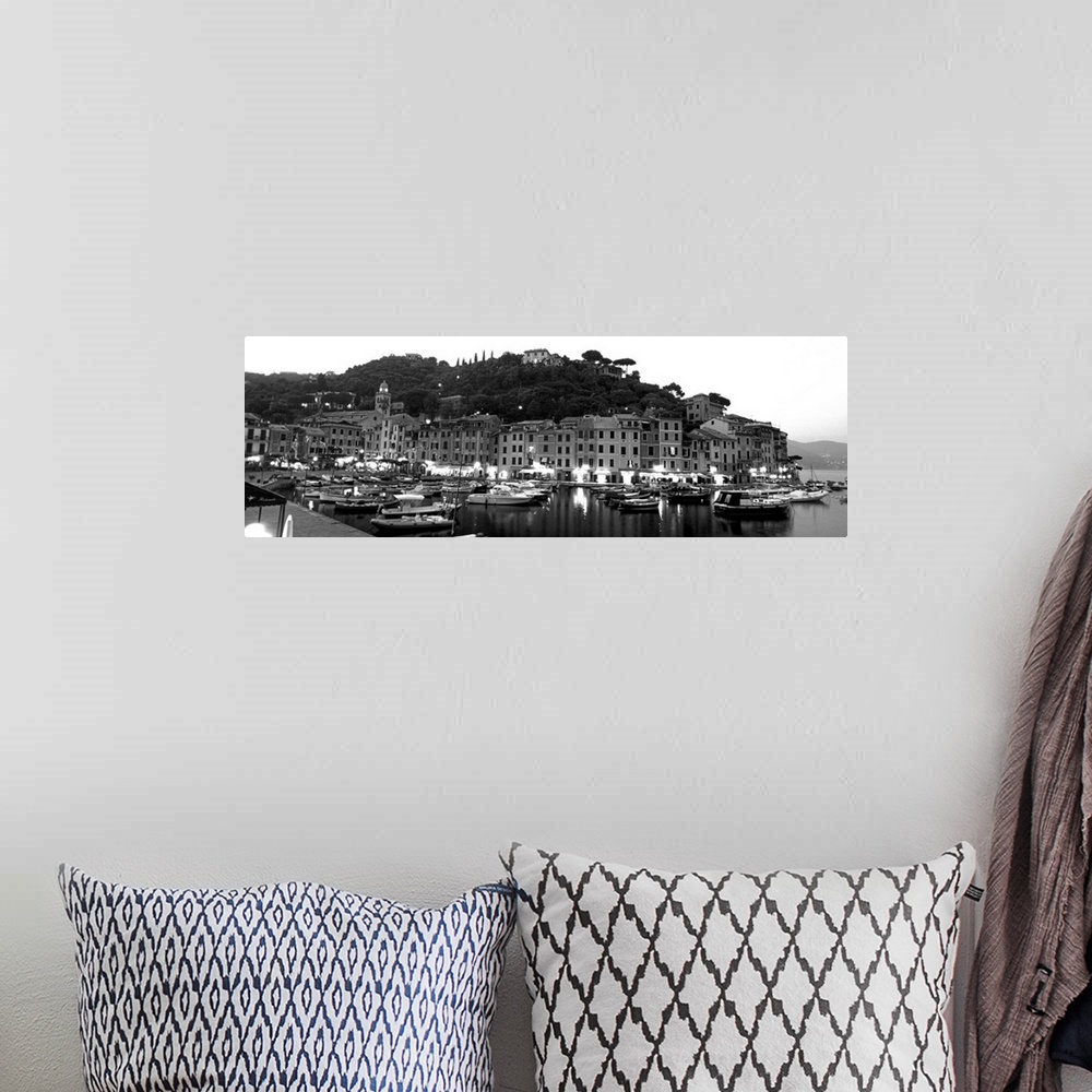 A bohemian room featuring Dusk Portofino Italy