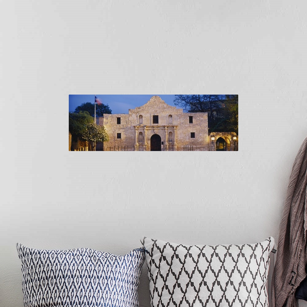 A bohemian room featuring Facade of a church, Alamo, San Antonio, Texas