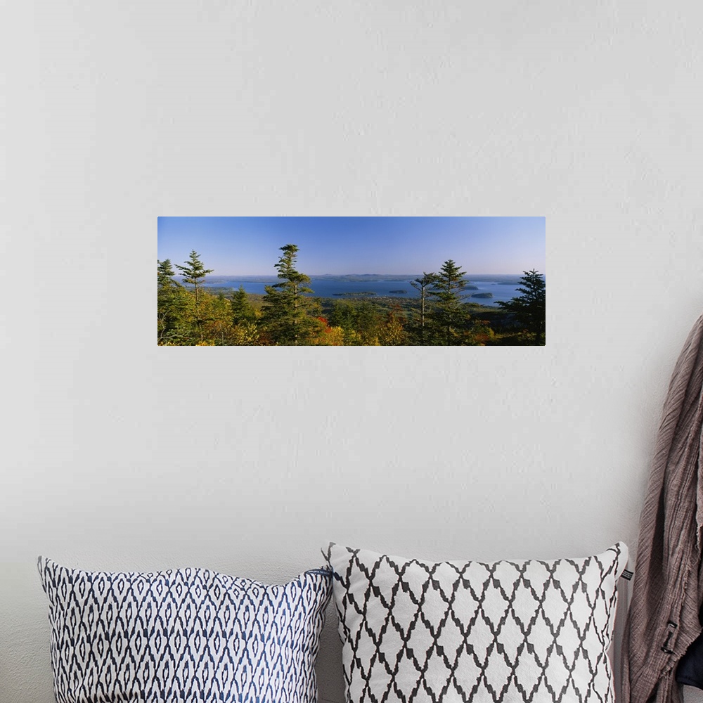 A bohemian room featuring Frenchman Bay Acadia National Park ME