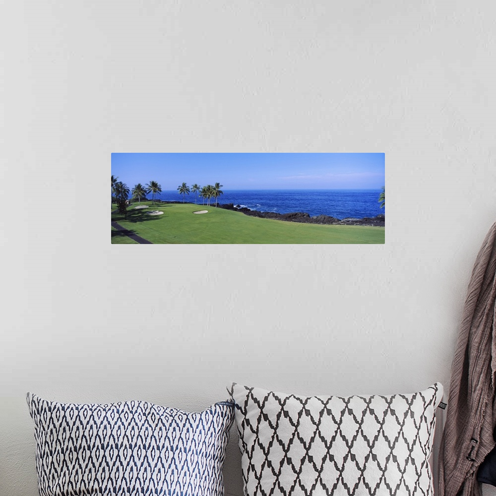 A bohemian room featuring Golf course at the oceanside, Kona Country Club Ocean Course, Kailua Kona, Hawaii
