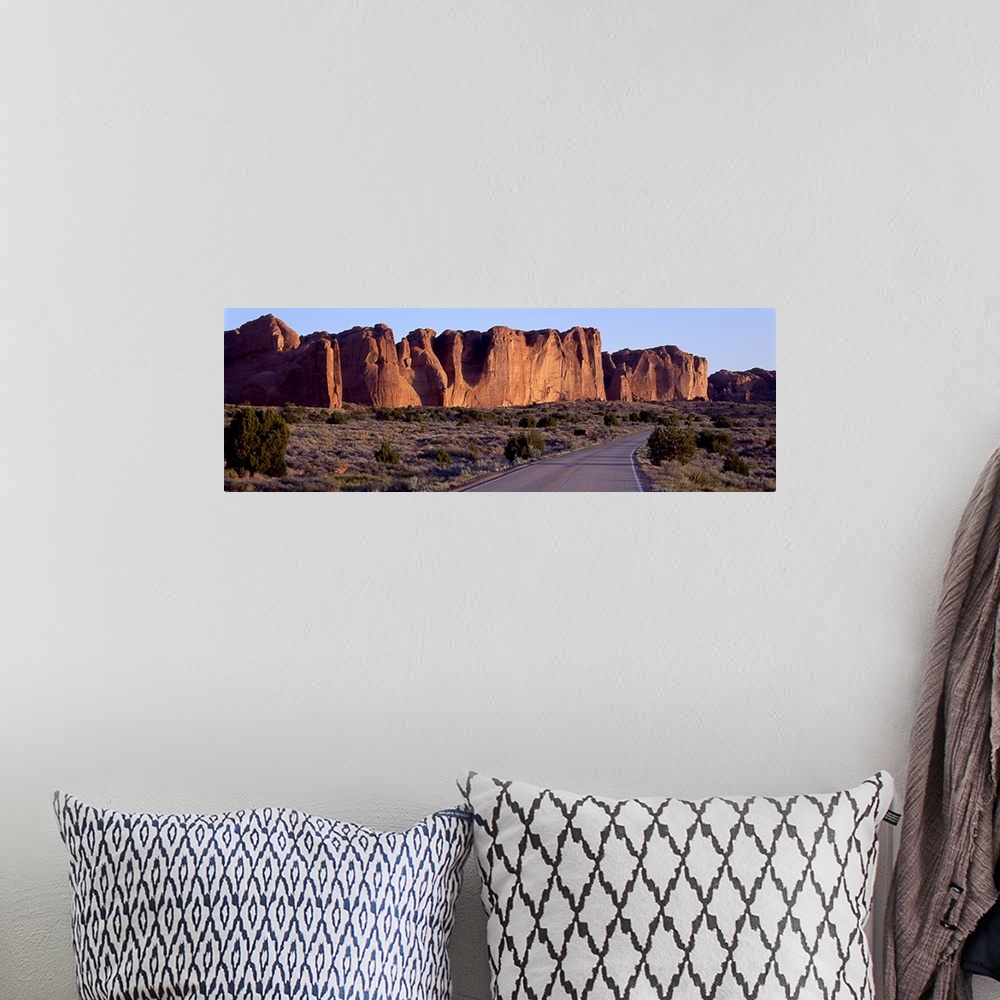 A bohemian room featuring Great Wall Arches National Park Moab UT