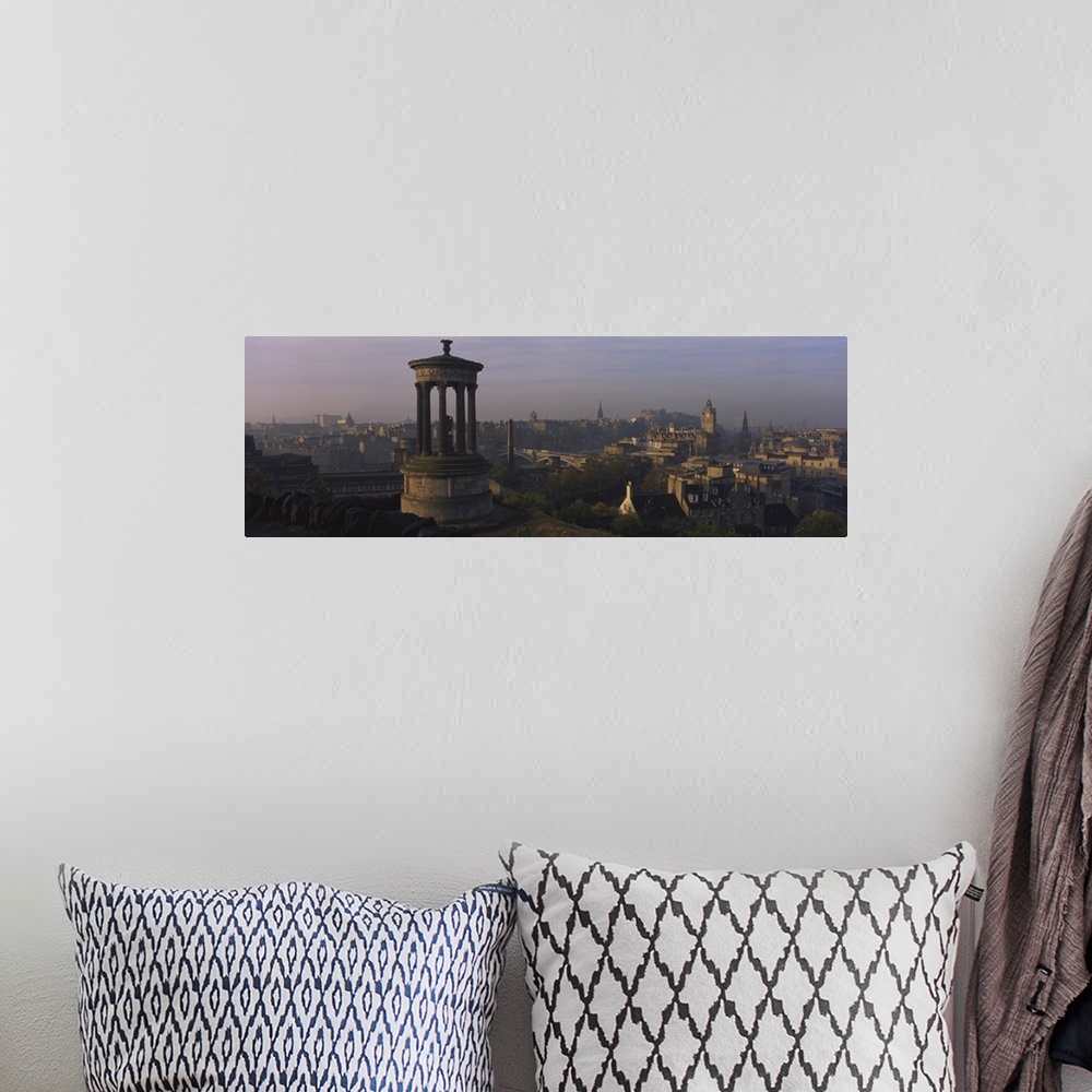 A bohemian room featuring High angle view of a monument in a city, Edinburgh, Scotland