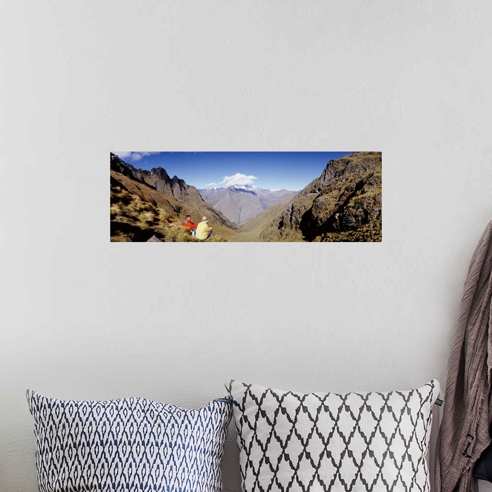A bohemian room featuring Hikers on Inca Trail Peru