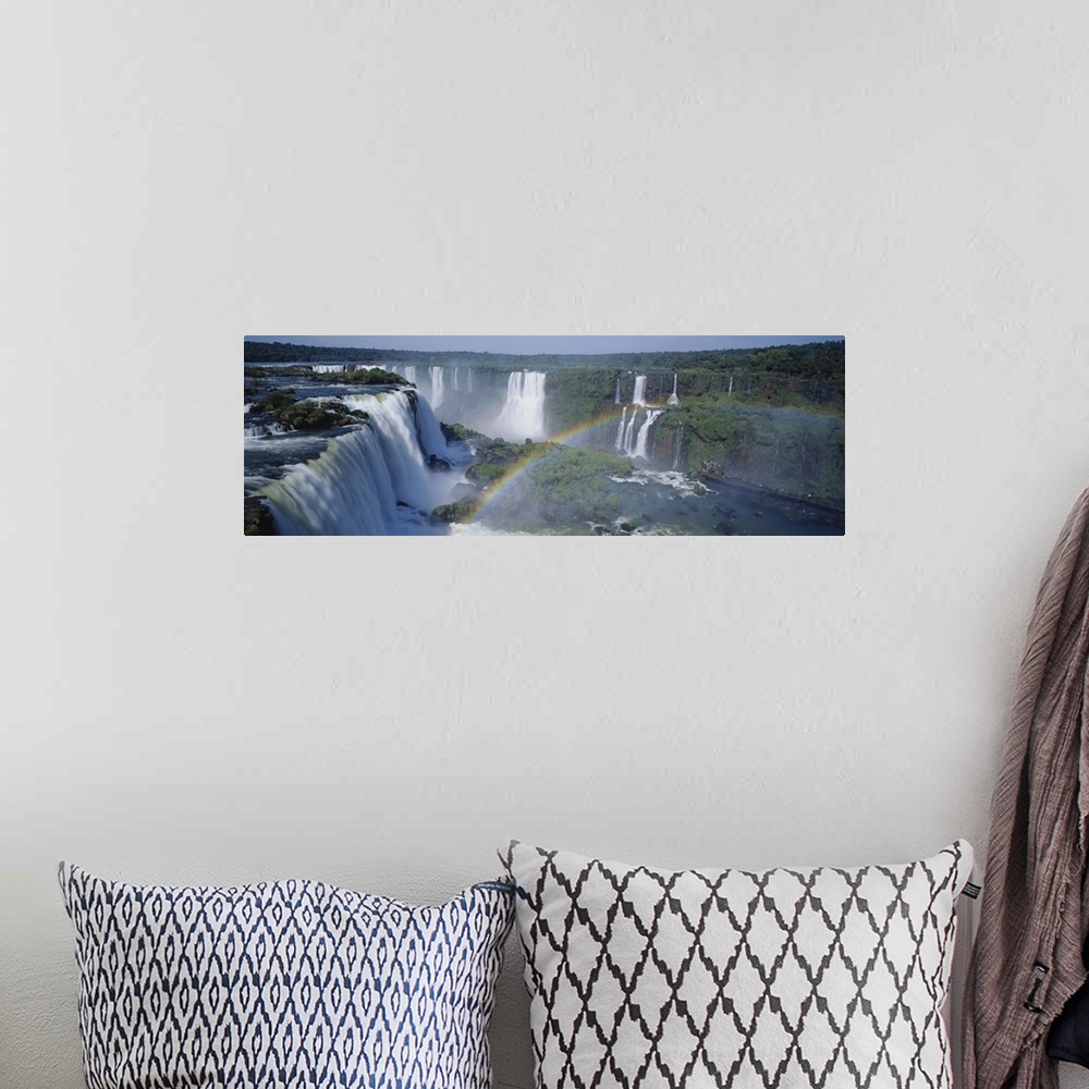 A bohemian room featuring Iguacu Falls Parana Brazil