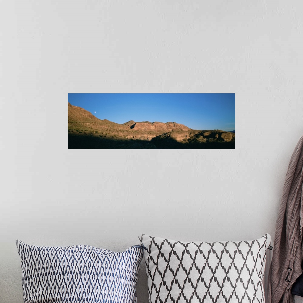 A bohemian room featuring Low angle view of mountains, Big Bend National Park, Texas