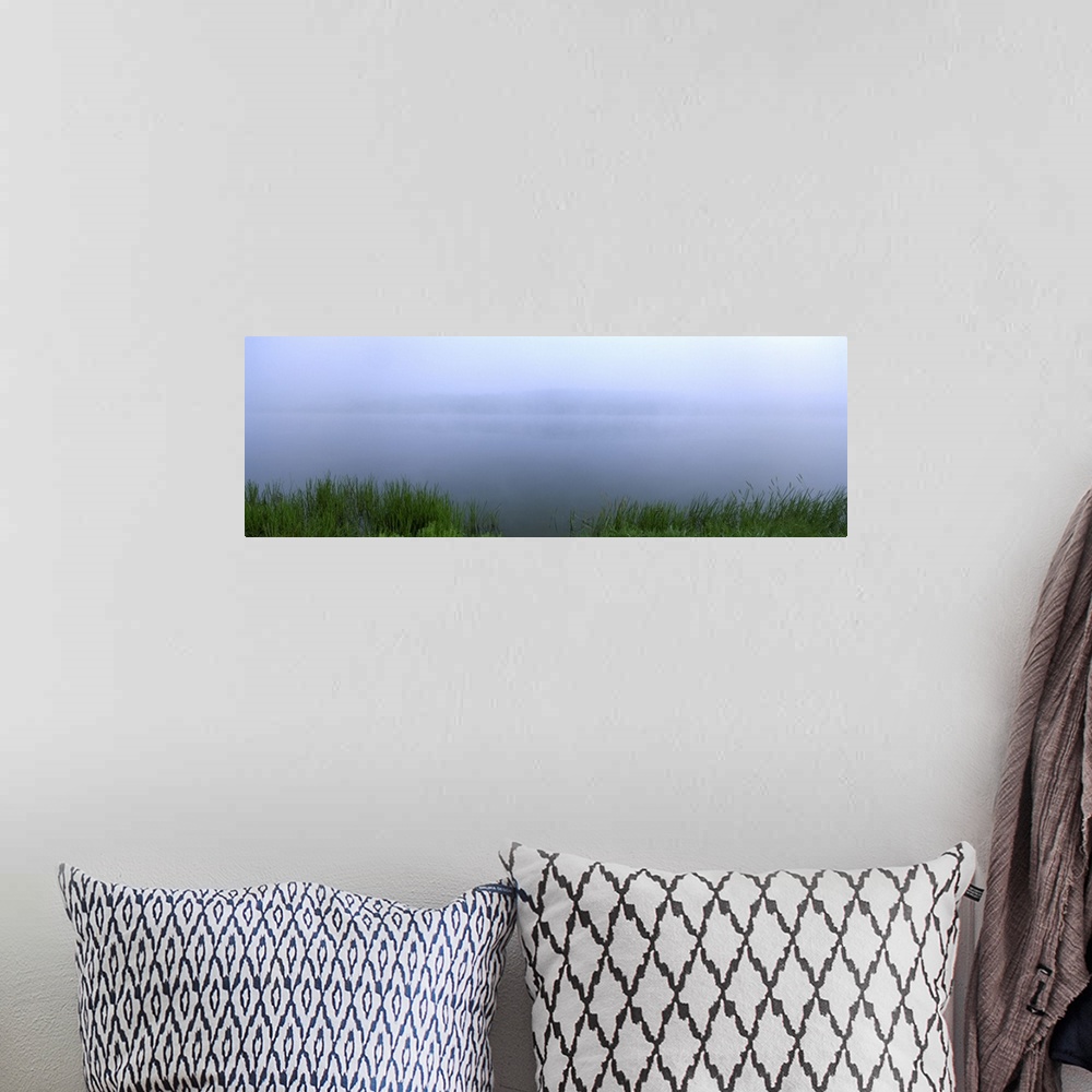A bohemian room featuring Maryland, Herrington Manor State Park, Panoramic view of a foggy weather