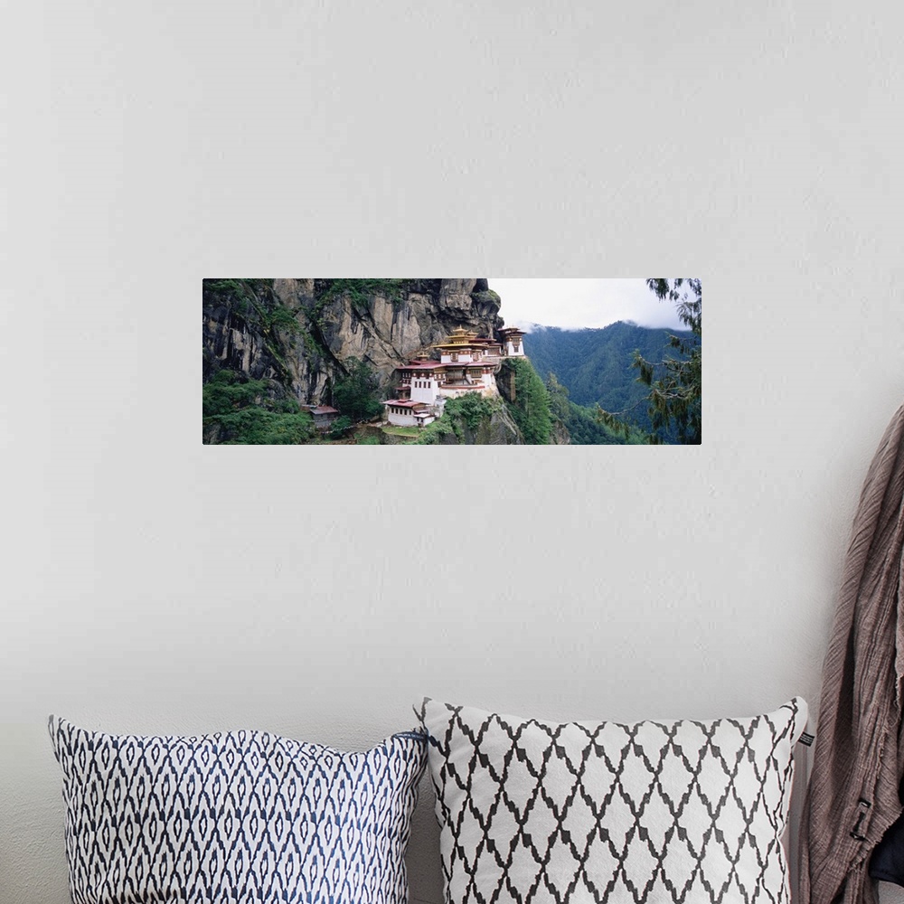 A bohemian room featuring Monastery on a cliff, Taktshang Monastery, Paro, Bhutan