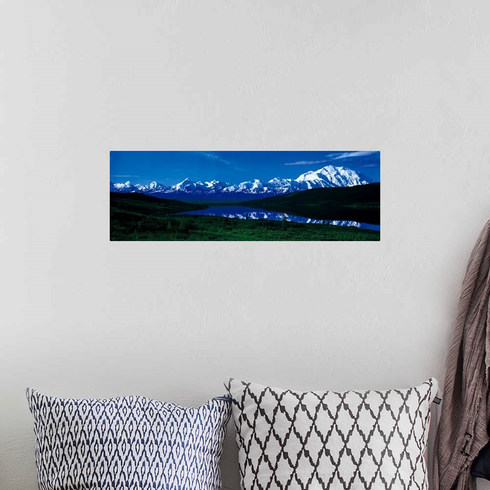 A bohemian room featuring Mount McKinley Denali National Park AK