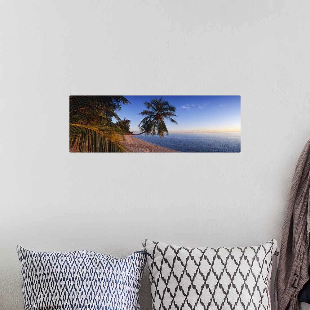 A bohemian room featuring Palm Trees Matira Beach Bora Bora