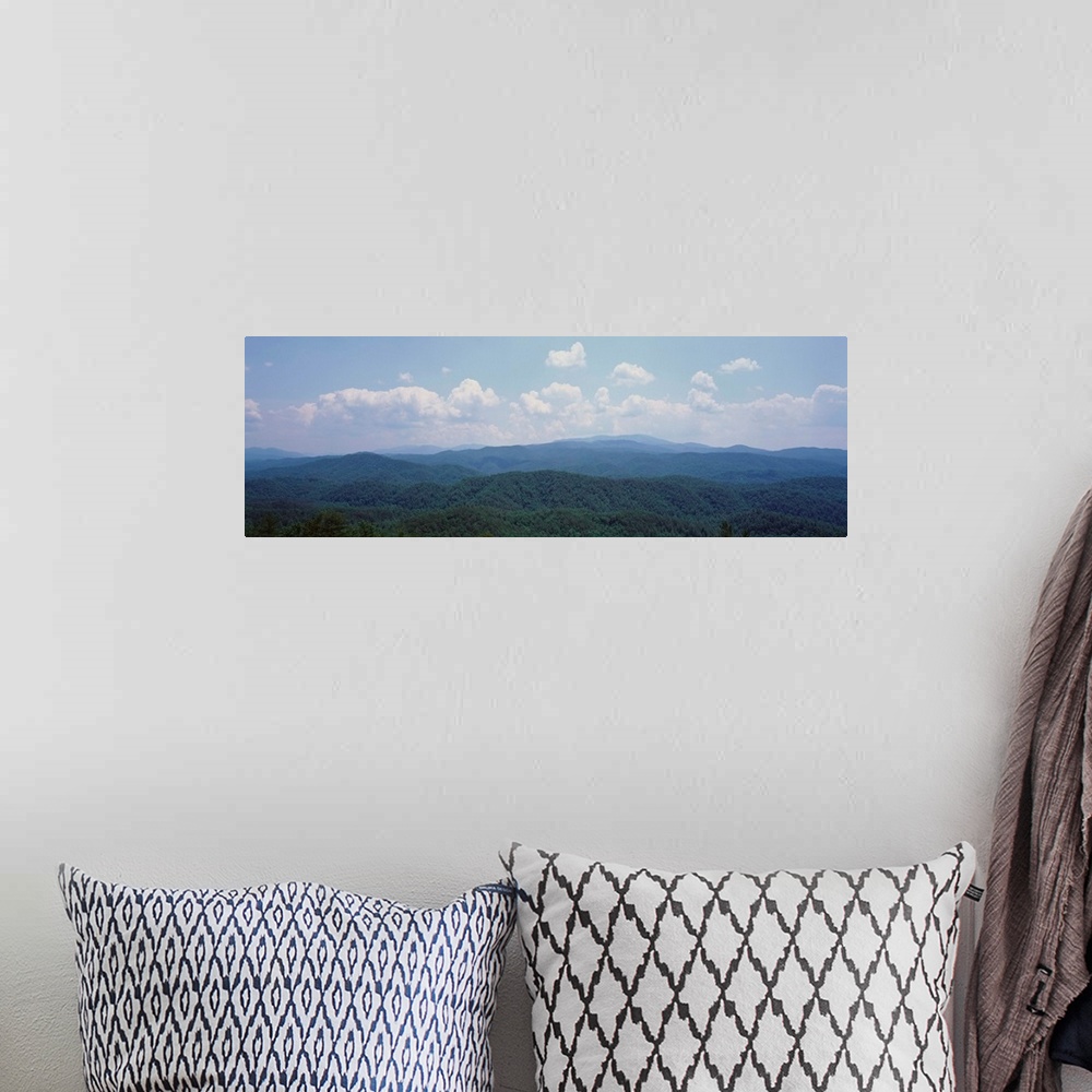 A bohemian room featuring Panoramic view of mountains, Great Smoky Mountain National Park, North Carolina