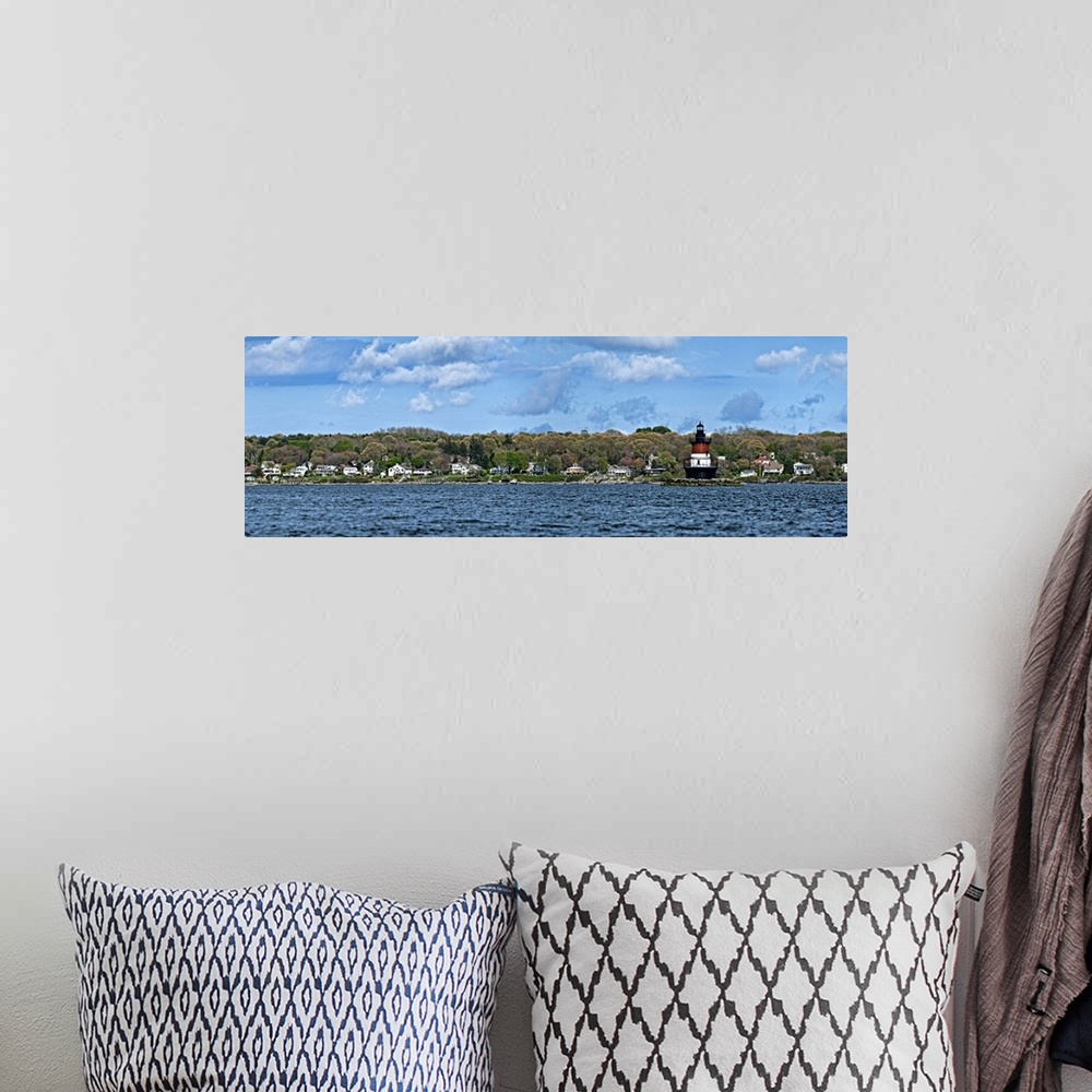 A bohemian room featuring Plum Beach Lighthouse, Narragansett Bay, Jamestown, Rhode Island