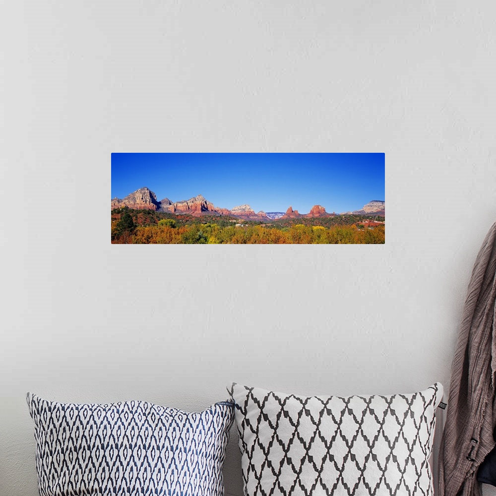 A bohemian room featuring Red Rocks Sedona Arizona