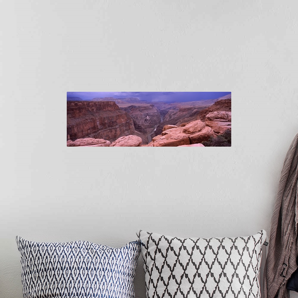 A bohemian room featuring River passing through a canyon Toroweap Overlook North Rim Grand Canyon National Park Arizona