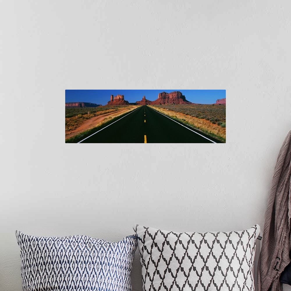 A bohemian room featuring Road Monument Valley UT