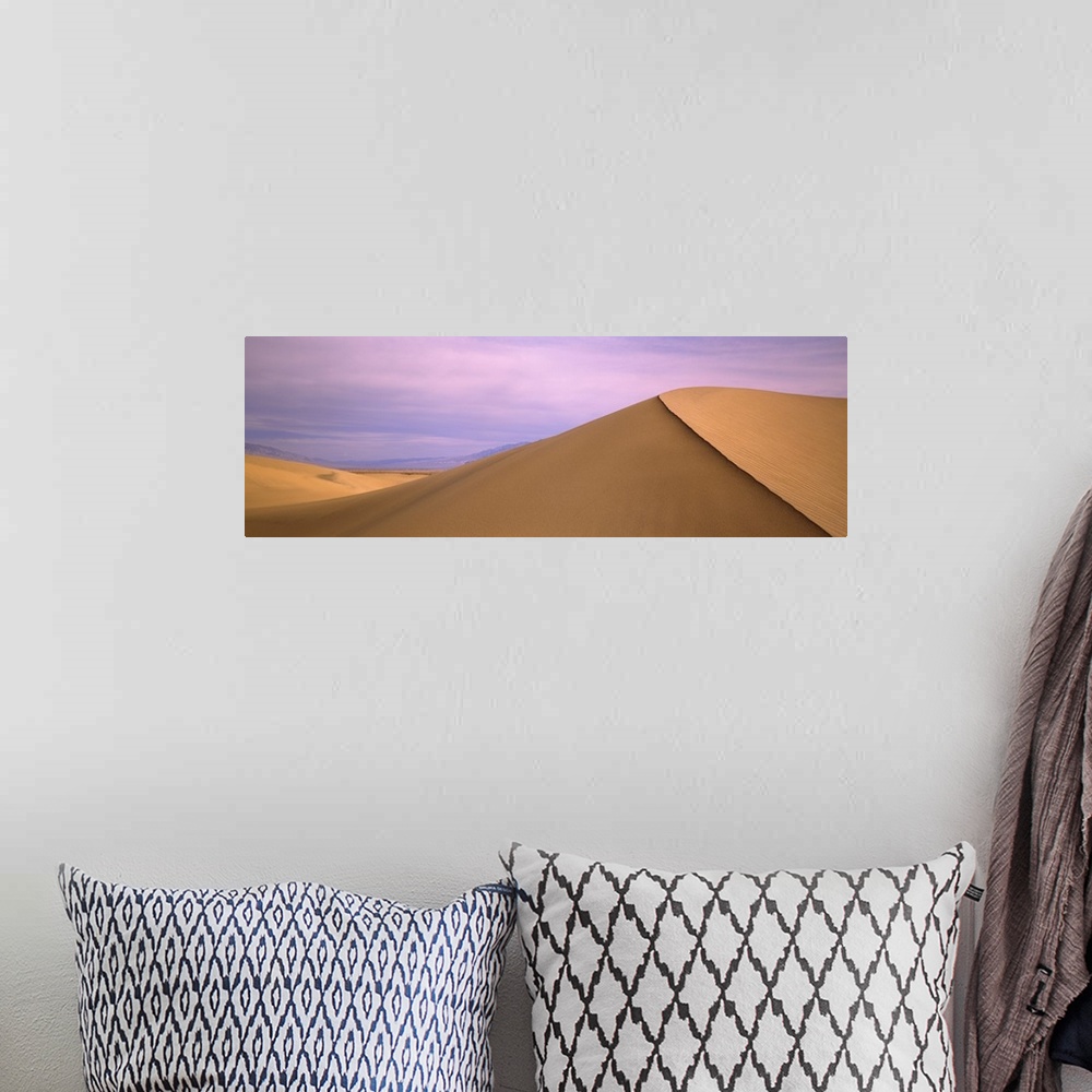 A bohemian room featuring Sand dunes in a desert, Death Valley, California