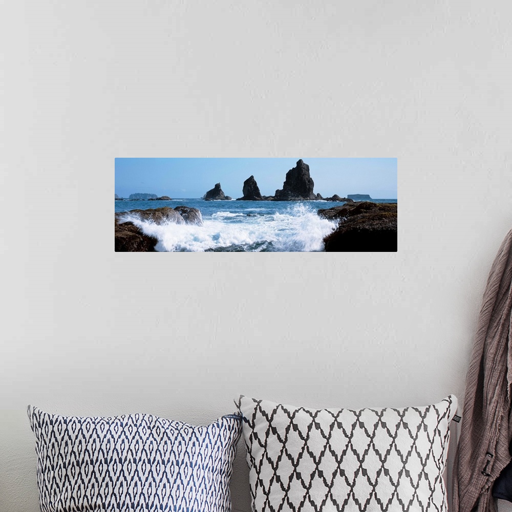A bohemian room featuring Sea Stacks Olympic National Park WA
