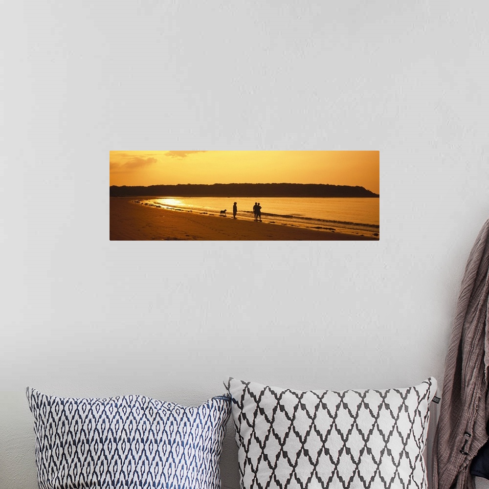 A bohemian room featuring Silhouetted People on Shore Kennebunkport ME