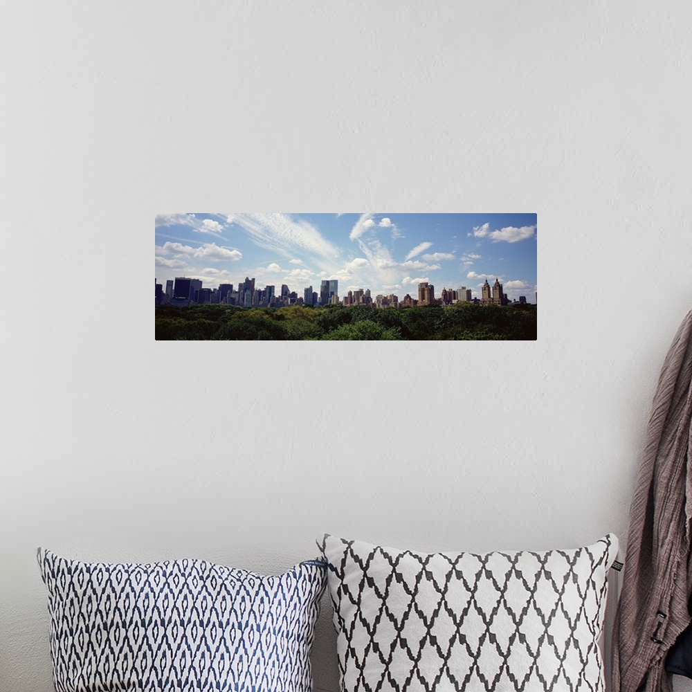 A bohemian room featuring Skyscrapers in a city, Manhattan, New York City, New York State