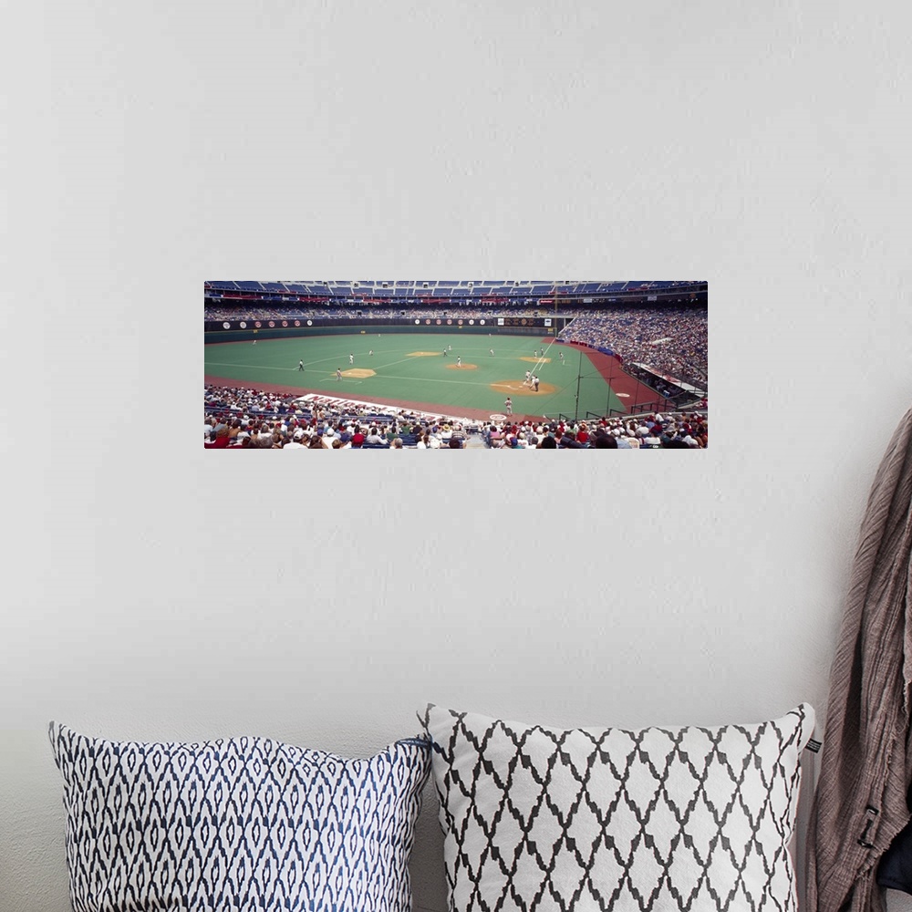 A bohemian room featuring Spectator watching a baseball match Veterans Stadium Philadelphia Pennsylvania