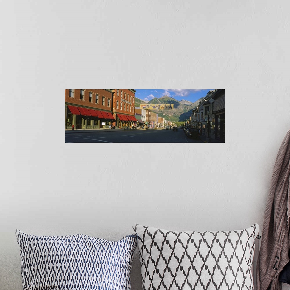 A bohemian room featuring Street through a town, Telluride, Colorado
