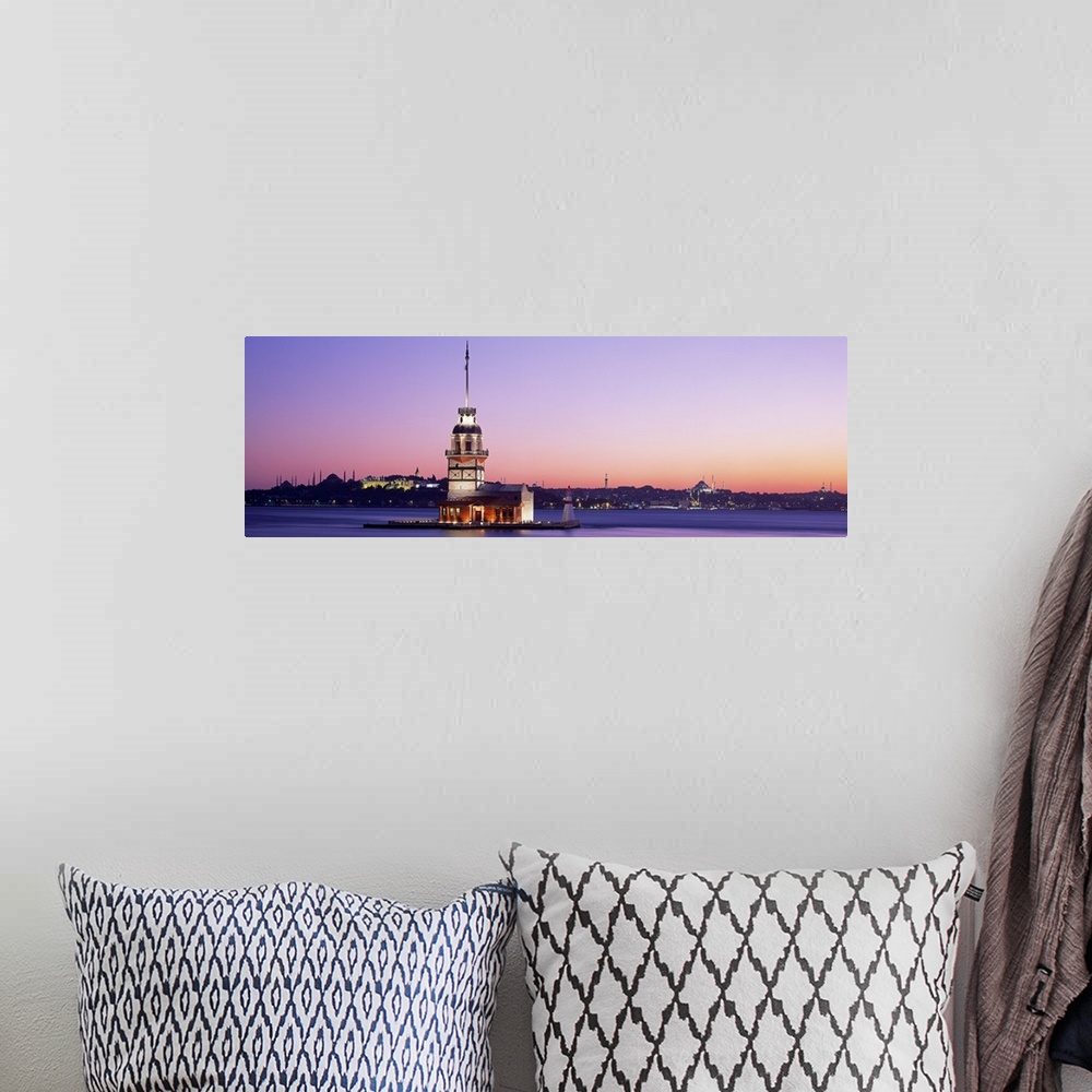 A bohemian room featuring Sunset Lighthouse Istanbul Turkey
