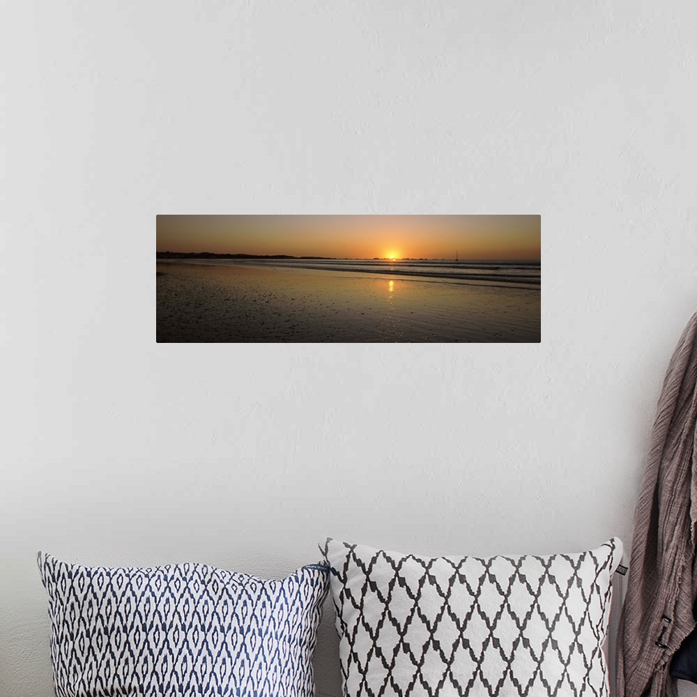 A bohemian room featuring Sunset over the Atlantic ocean, Paternoster, Western Cape Province, South Africa