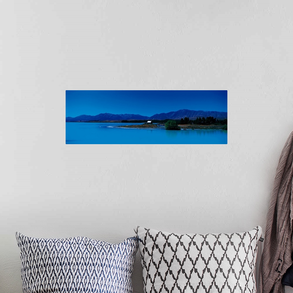 A bohemian room featuring Takapo Lake New Zealand