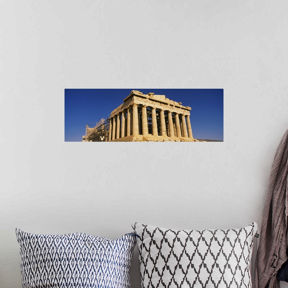 A bohemian room featuring The ruins of a temple, Parthenon, Athens, Greece