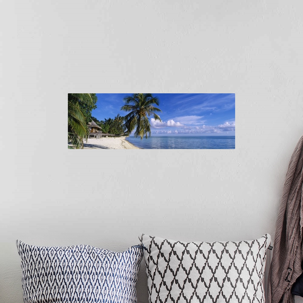 A bohemian room featuring Tourist resort on the beach, Matira Beach, Bora Bora, French Polynesia